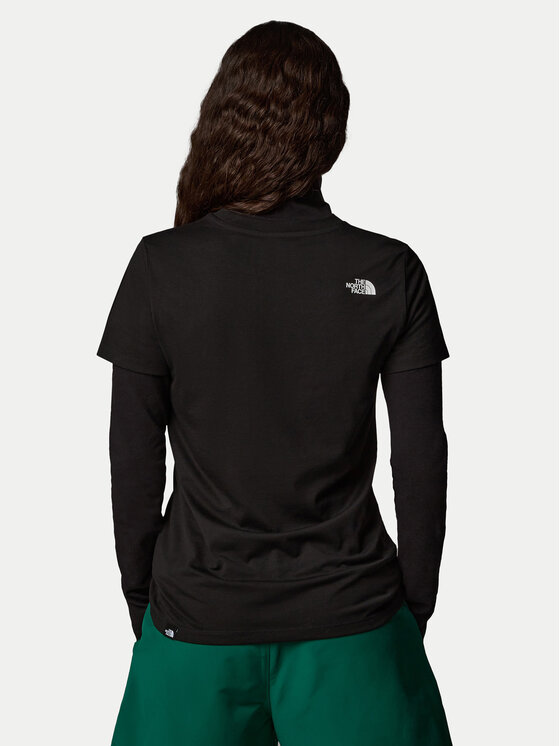 The North Face The North Face T-Shirt Easy NF0A8A6D Czarny Regular Fit