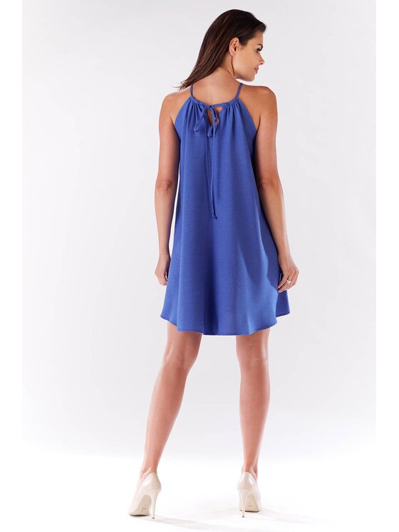 Infinite You Infinite You Sukienka letnia M133 Niebieski Basic Fit