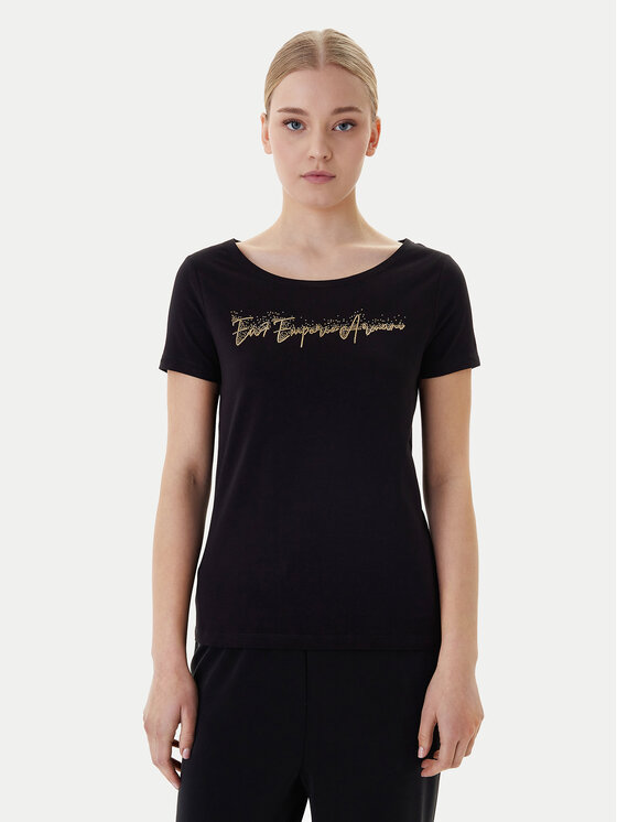 EA7 Emporio Armani Tricou 7W000978 AF10373 UC001 Negru Slim Fit
