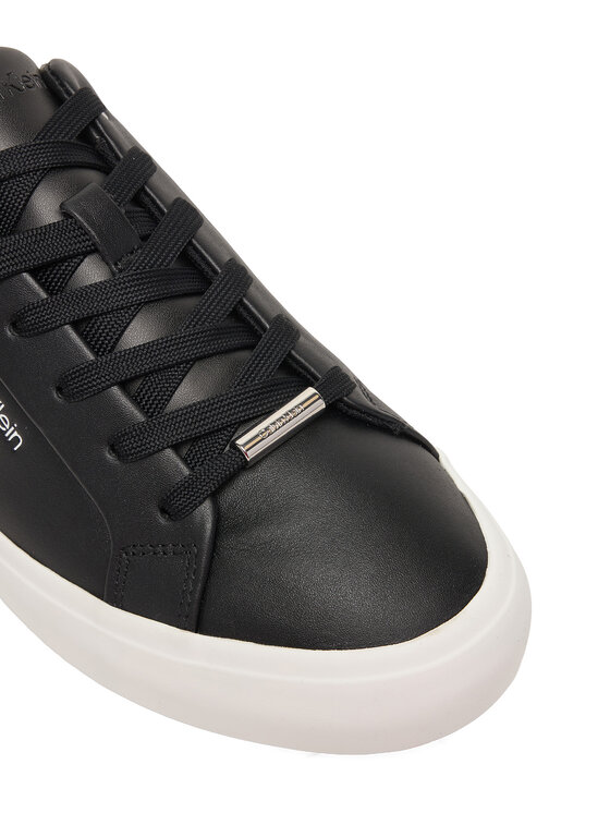 Calvin Klein Calvin Klein Sneakersy Vulc Lace Up Lth/Moire Bt HW0HW02747 Černá