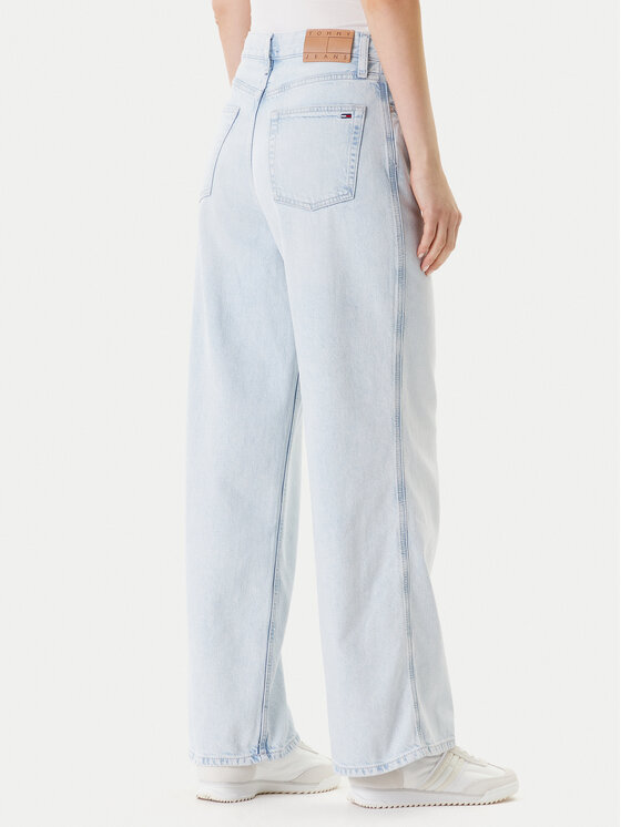 Tommy Jeans Tommy Jeans Traperice Claire DW0DW21378 Plava Wide Leg