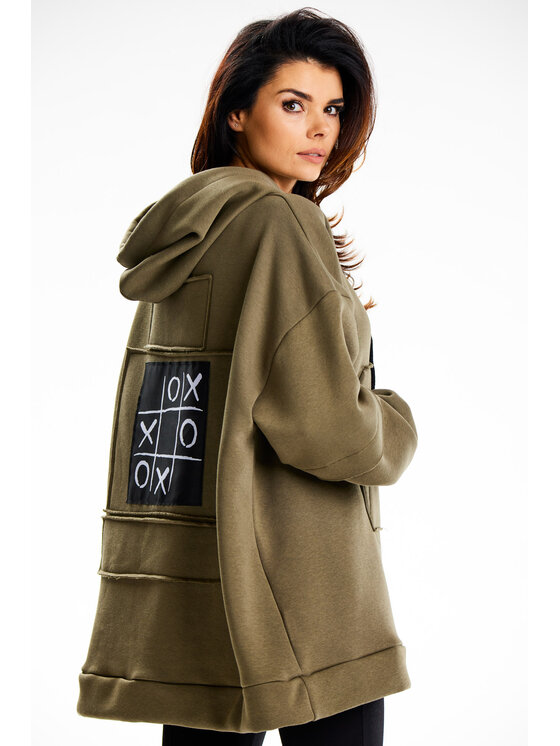Infinite You Infinite You Bluza M332 Khaki Basic Fit