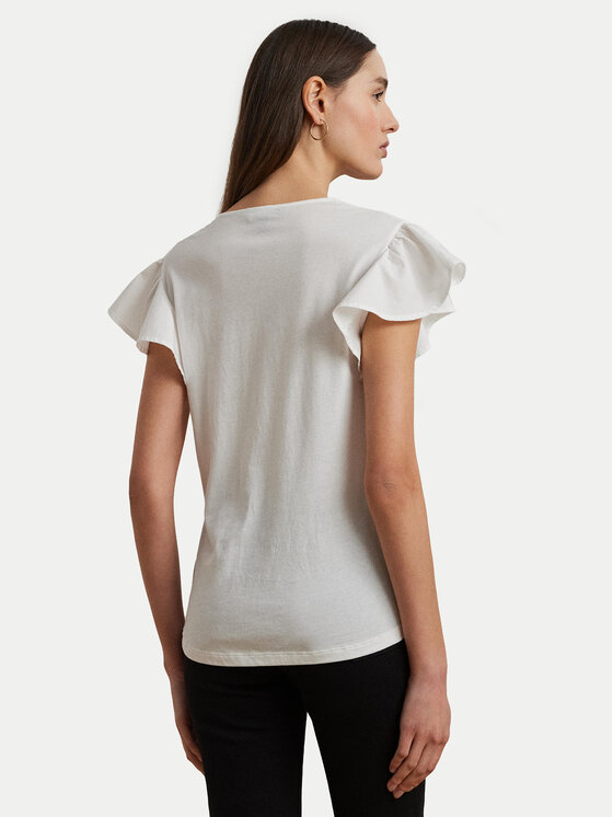 LAUREN RALPH LAUREN LAUREN RALPH LAUREN Bluse 200963917002 Weiß Relaxed Fit