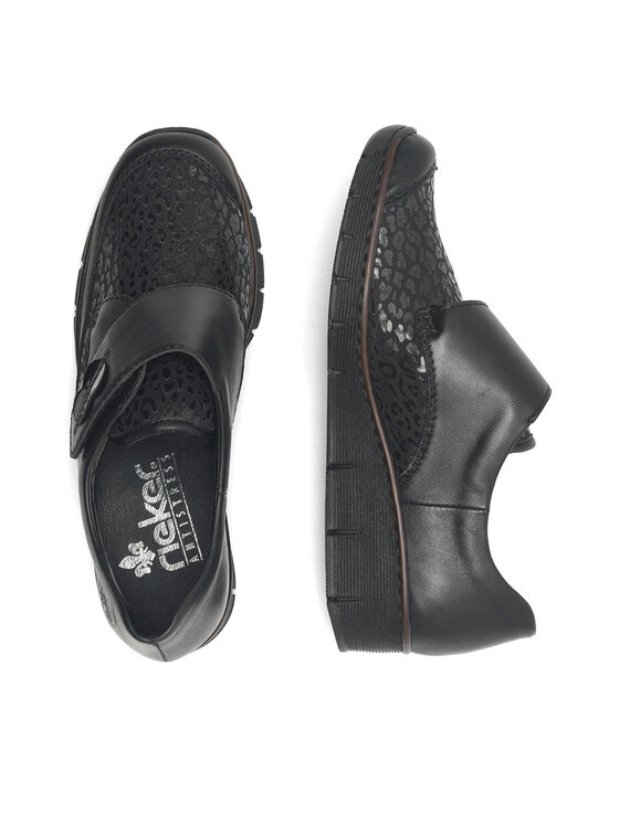 Rieker Rieker Halbschuhe 537C0-00 Schwarz