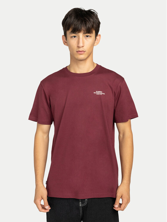 Element Element T-shirt Element Co ELYZT00603 Bordeaux Regular Fit
