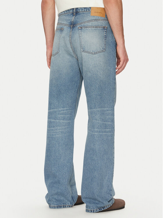 AMI Paris AMI Paris Jeansy HTR450.DE0046 Modrá Large Fit