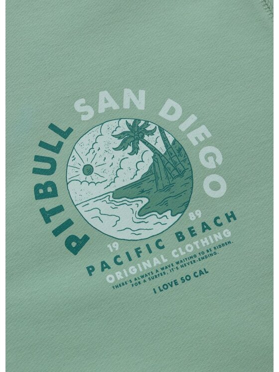 PITBULL PITBULL Bluza PLANET SURF Zielony Regular Fit