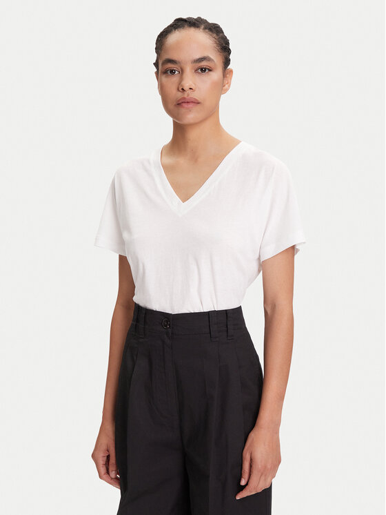 Marc O'Polo Marc O'Polo T-krekls 506 2067 51445 Balts Regular Fit
