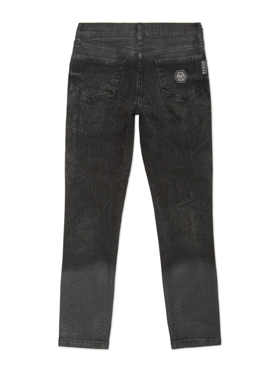 PHILIPP PLEIN PHILIPP PLEIN Džegínsy 19935 Čierna Comfort Fit