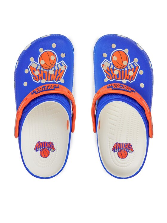 Crocs Crocs Klapki Crocs Classic Nba New York Knicks Clog 208862 Biały