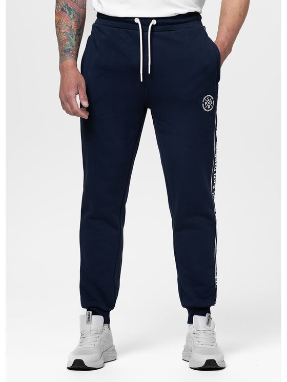 PITBULL PITBULL Spodnie dresowe NEXUS Granatowy Regular Fit