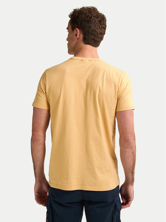 Petrol Industries Petrol Industries T-Shirt M-1050-TSR707 Žlutá Regular Fit
