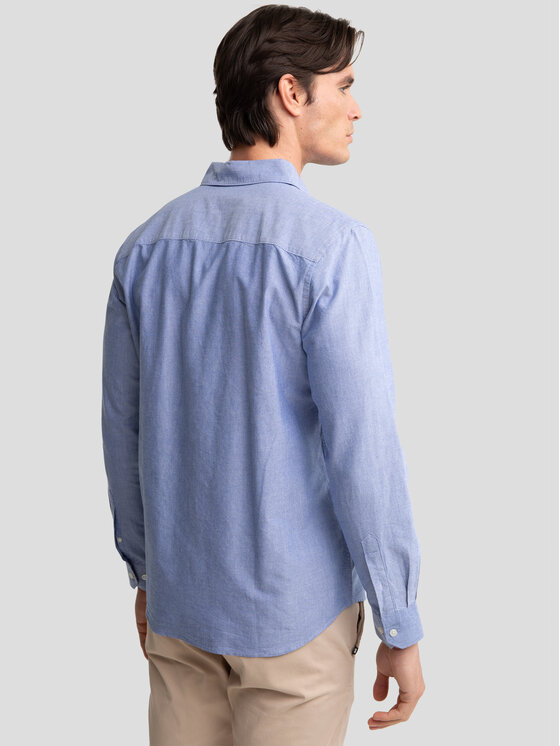 BIG STAR BIG STAR Koszula TRIXI Niebieski Basic Fit