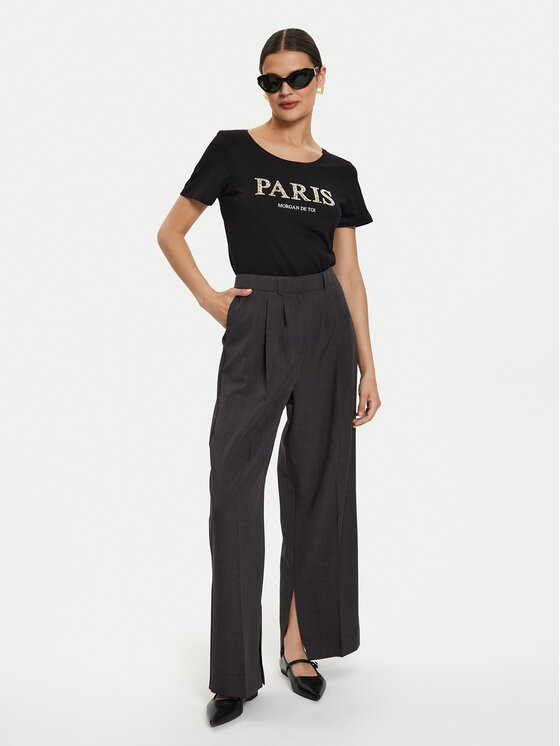 Morgan Morgan T-särk 241-DALILA Must Regular Fit
