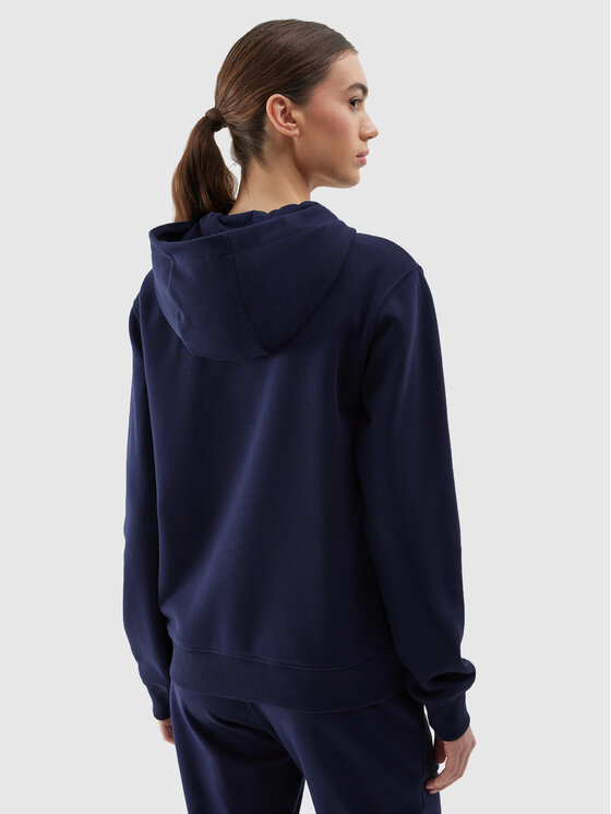 4F 4F Mikina 4FWSS24TSWSF0956 Tmavomodrá Regular Fit