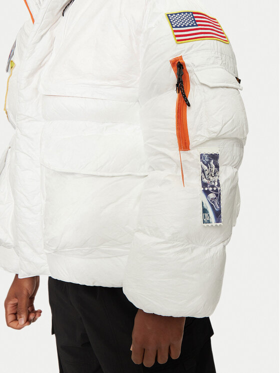 Alpha Industries Alpha Industries Kurtka zimowa 148136 Biały Loose Fit