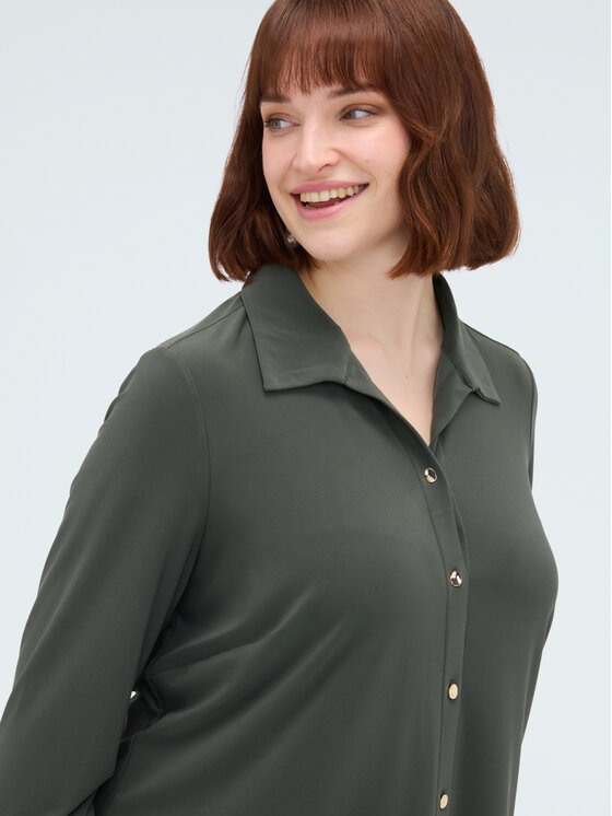 Fiorella Rubino Fiorella Rubino Camicia 5005L000168N035 Verde Regular Fit