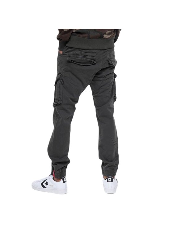 Alpha Industries Alpha Industries Bavlnené nohavice AI.116203-136-29 Sivá Carrot Fit