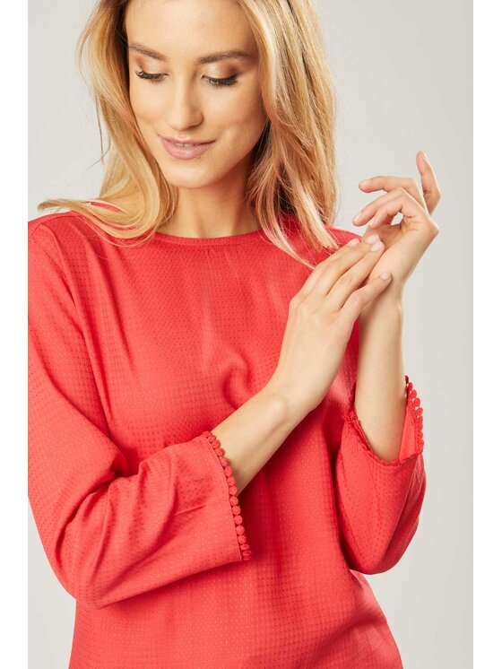 QUIOSQUE QUIOSQUE Halenka HINDI SHIRT Korálová Regular Fit