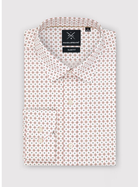 Pako Lorente Pako Lorente Koszula P23SF-1X-003 Biały Slim Fit