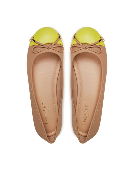 TWINSET TWINSET Ballerinas 241TCP110 Beige