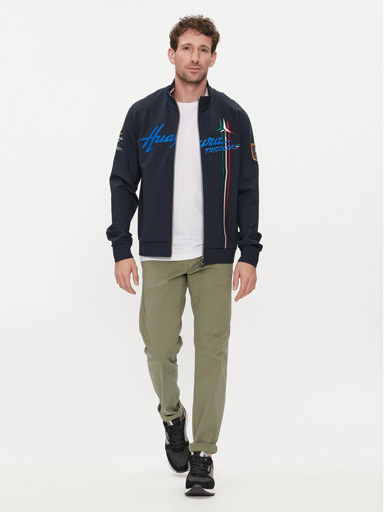 Aeronautica Militare Aeronautica Militare Džemperis 241FE1790F509 Tamsiai mėlyna Regular Fit