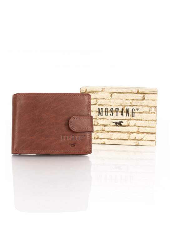 Mustang Mustang Portafoglio da uomo DENIMO WALLET Marrone