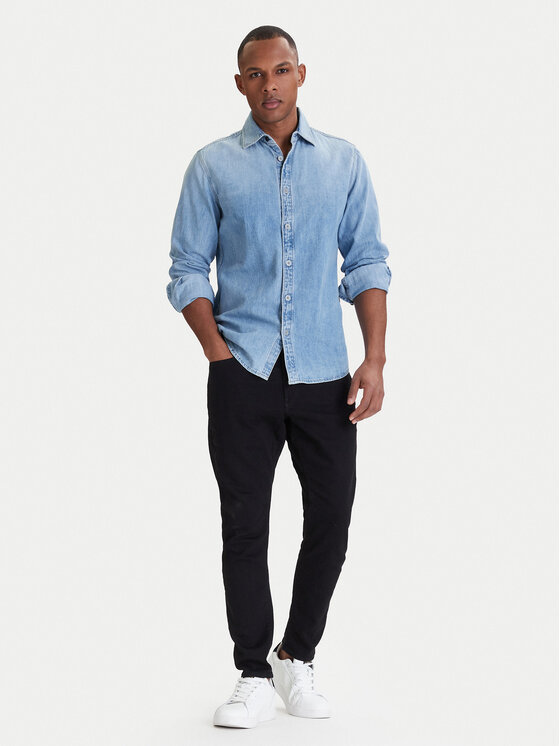 G-Star Raw G-Star Raw Džinsai D-Staq 3D D05385-B964 Juoda Slim Fit