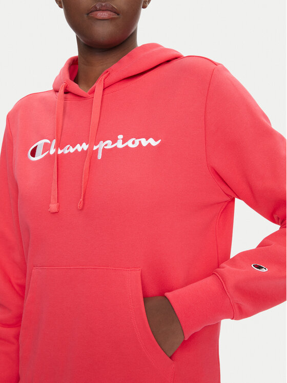 Champion Champion Pulóver Slim Big Logo 118097 Koral Regular Fit