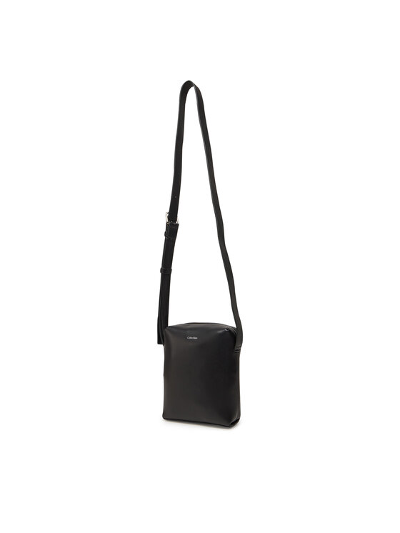 Calvin Klein Calvin Klein Crossover torbica Ck Premium Leather Reporter S K50K512887 Crna
