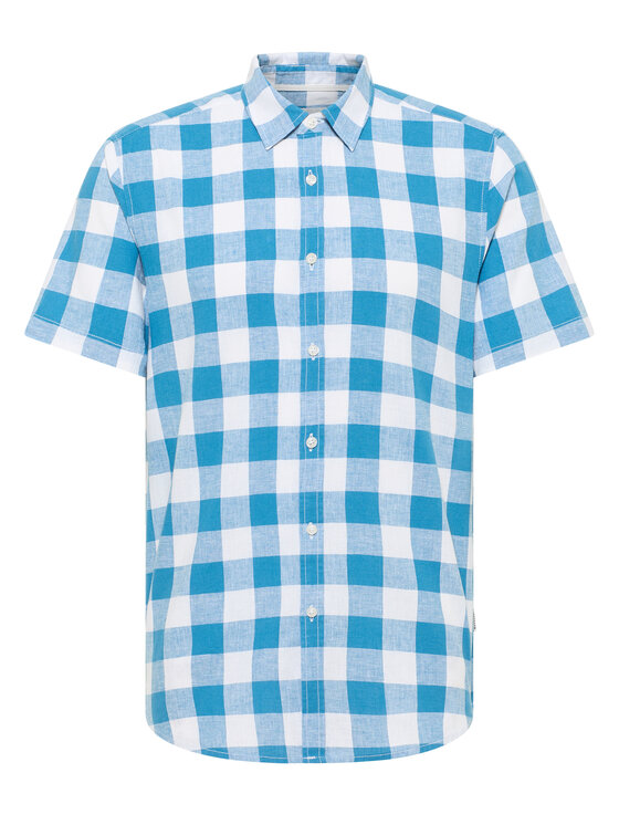 Mustang Mustang Camicia Style Berkeley Blu Regular Fit