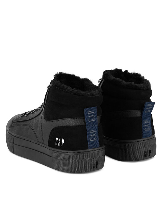 Gap Gap Sneakersy PORTLAND CUP MID W GP505011AW-BKBK Czarny