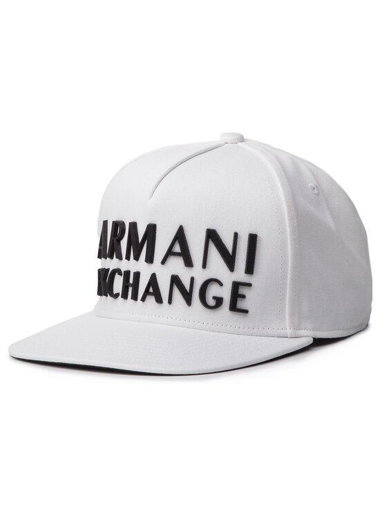 Armani exchange white cap online