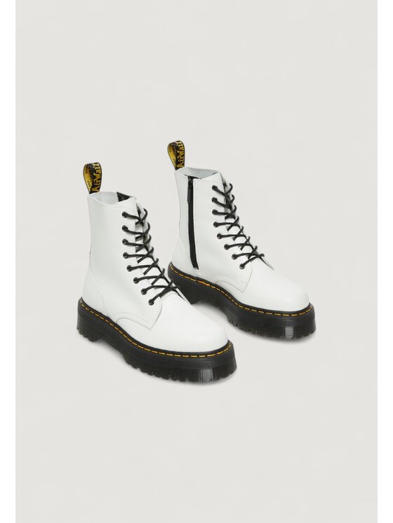 Dr. Martens Dr. Martens Αρβύλες JADON POLISHED SMOOTH Λευκό