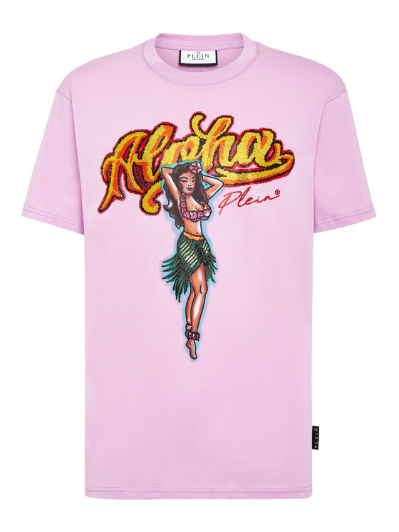 PHILIPP PLEIN PHILIPP PLEIN T-shirt 1053 Viola Regular Fit