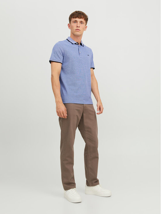 Jack&Jones Jack&Jones Polo Paulos 12136668 Μπλε Slim Fit