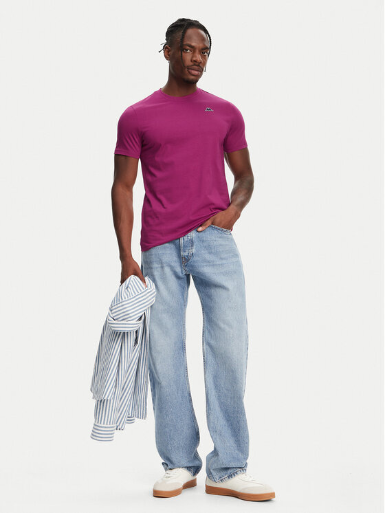 Robe di Kappa Robe di Kappa T-särk Luc 611187W Lilla Regular Fit