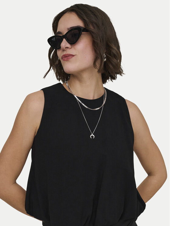 ONLY ONLY Topiņš Aris 15364287 Melns Loose Fit