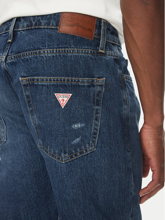 Guess Jeans Guess Jeans Jeansy M5YA1C D5MK1 Granatowy Slim Fit