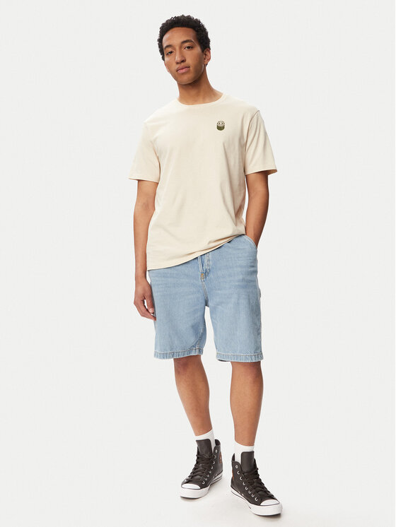 Element Element Tricou Ambition ELYZT00500 Bej deschis Regular Fit