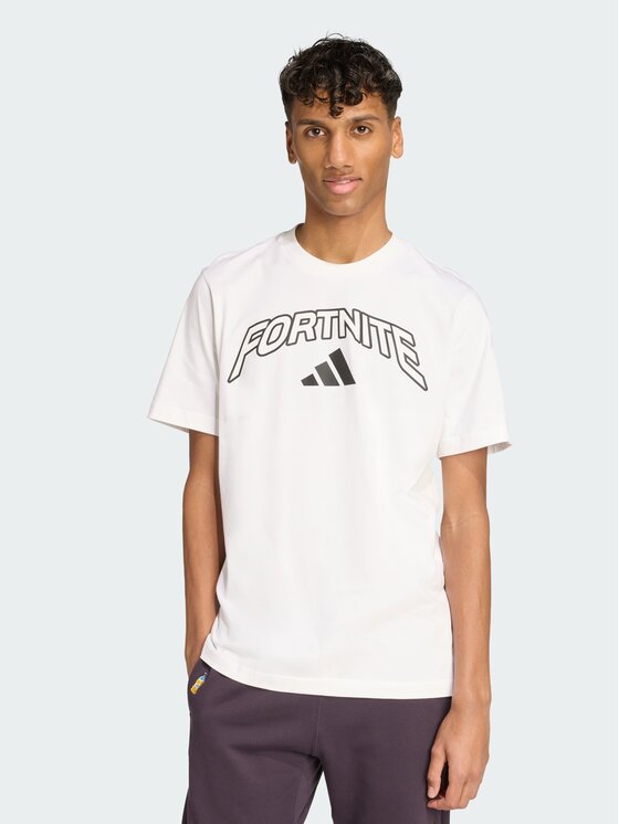adidas adidas T-Shirt 152431 Biały Regular Fit