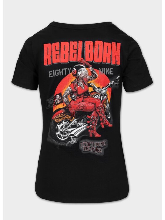 PITBULL PITBULL T-Shirt REBEL BORN Czarny Regular Fit