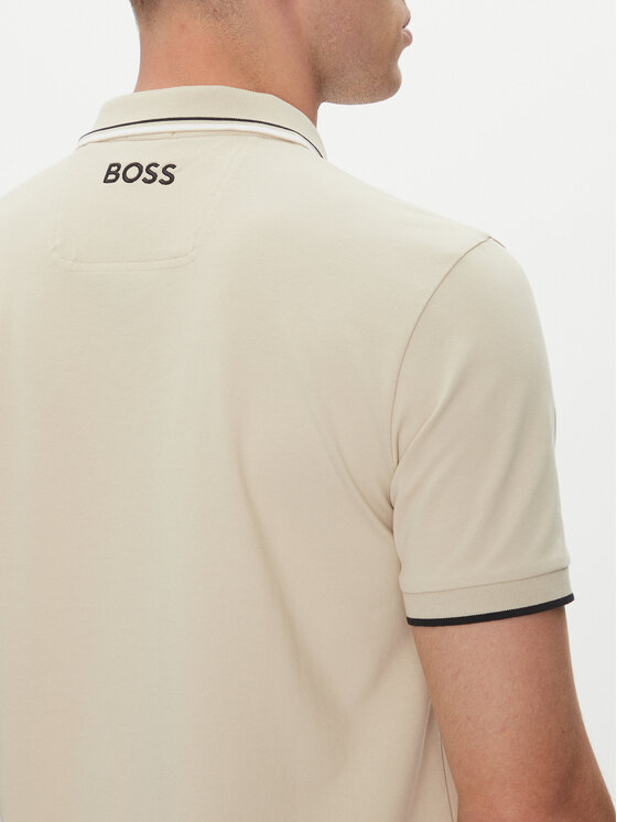 BOSS BOSS Polo marškinėliai Paddy Pro 50469102 Smėlio Regular Fit