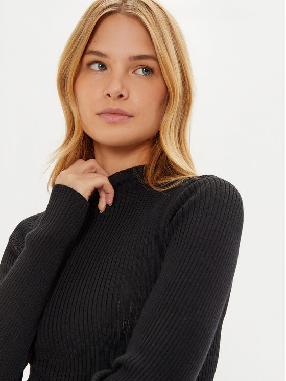 MAX&Co. MAX&Co. Rochie tricotată 2426326013200 Negru Slim Fit