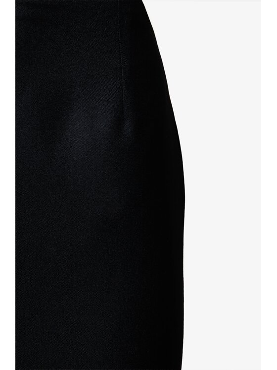 LE POSSÉ LE POSSÉ Gonna midi SDOMZFW Nero Slim Fit