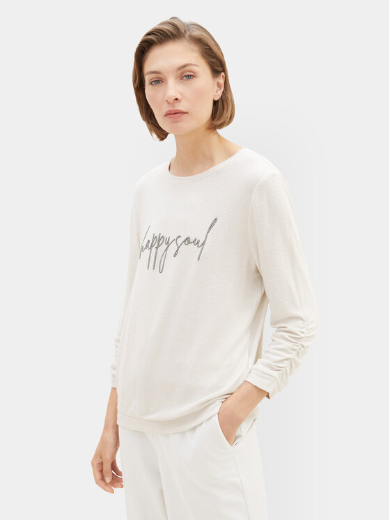 Tom Tailor Tom Tailor Блуза 1038170 Екрю Regular Fit