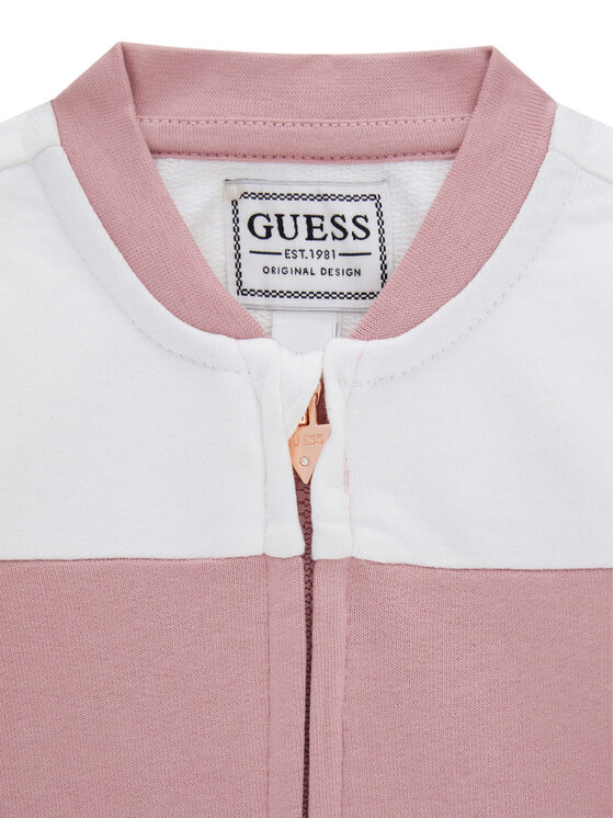 Guess Guess Set majica dugih rukava i leggins A6YG06 K3909 Ružičasta Regular Fit