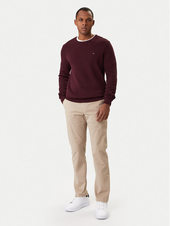 Tommy Hilfiger Tommy Hilfiger Pantaloni chino Core Denton MW0MW41993 Bej Regular Fit