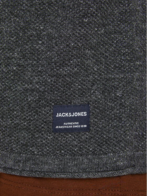 Jack&Jones Jack&Jones Kardigan Hill 12190154 Szary Regular Fit