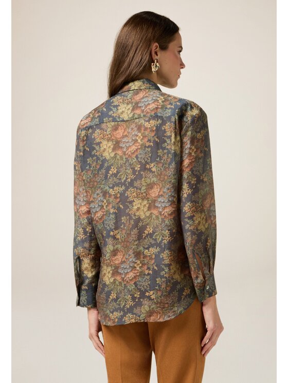 Oltre Oltre Camicia 5055J000882N0Z4 Blu Regular Fit